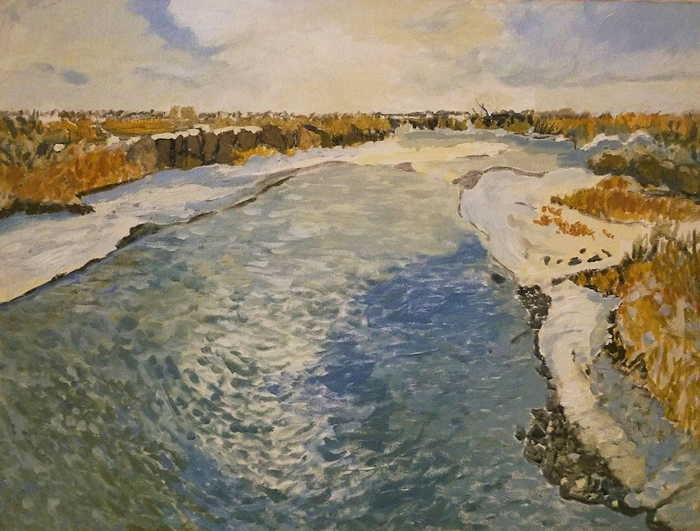 river painting